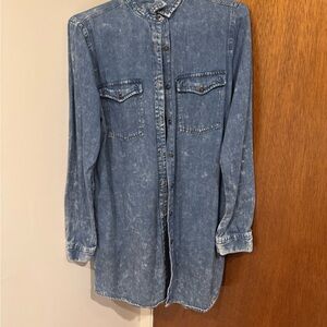 Forever 21 Blue Denim Mini Dress